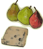 Pears and Gorgonzola