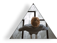 Businessman has to exit from a difficult maze 