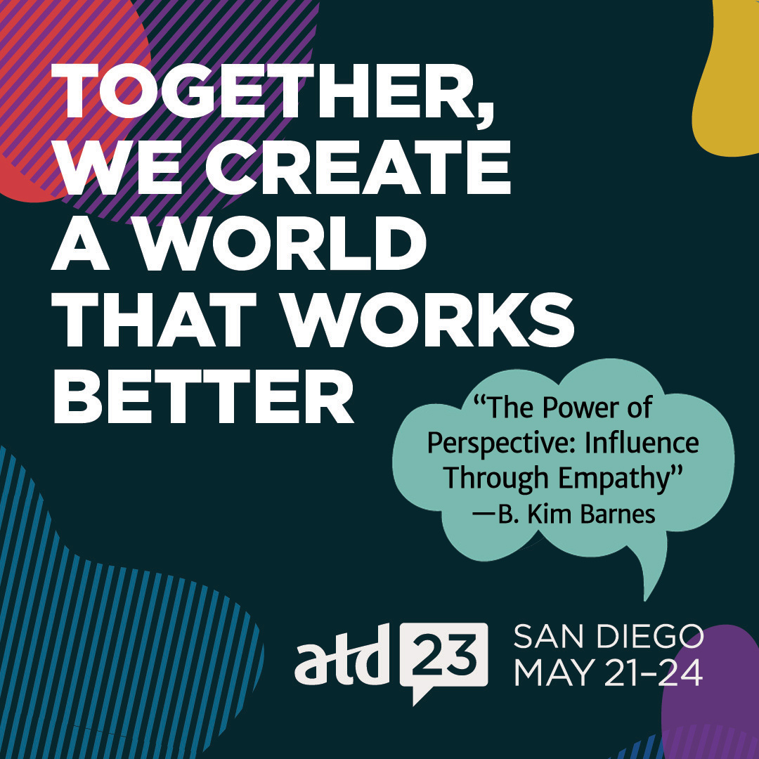 ATD 2023 logo and tagline