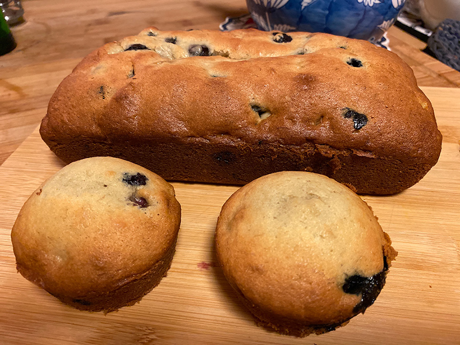 Photo: Banana Blueberry Loaf