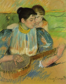Mary Cassatt, The Banjo Lesson