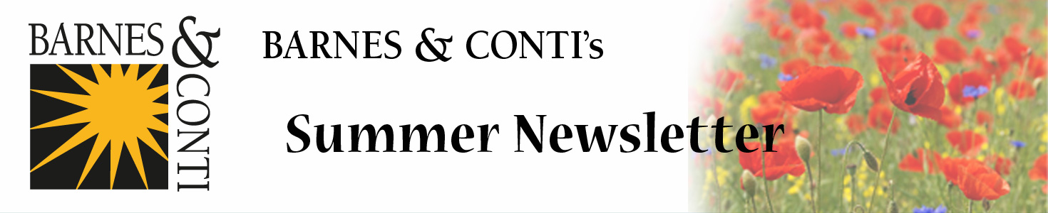 Barnes & Conti Spring Newsletter