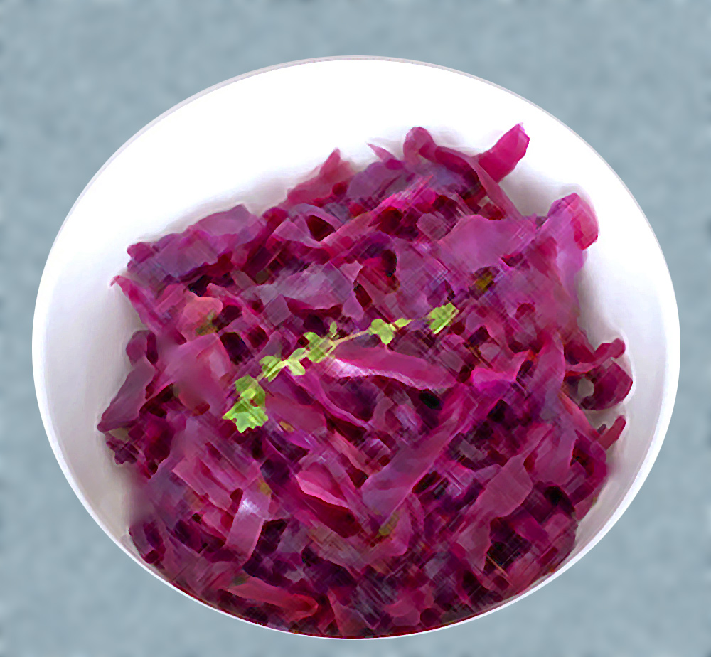 Illustration: Braised Red Cabbage